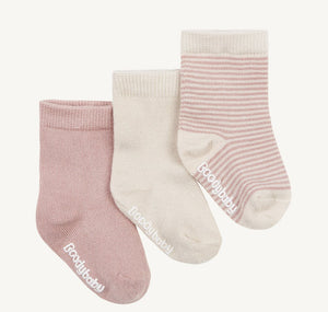 Rose Pack of 3 Baby socks